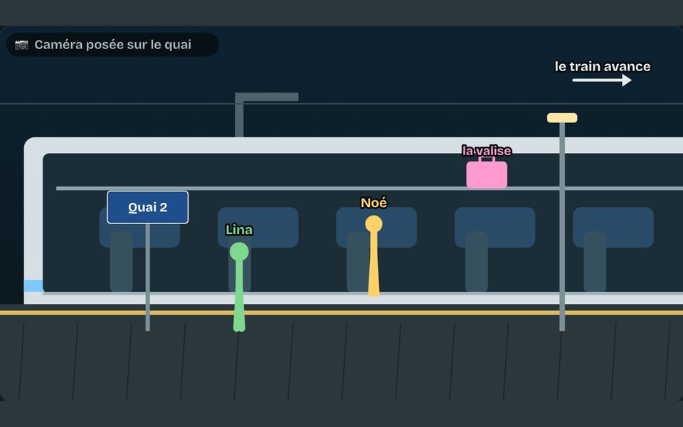 Le banc de l’atelier : Qui bouge ? Le mouvement relatif