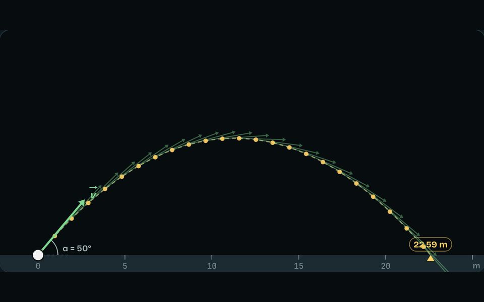 Le banc du module : La 2e loi de Newton : chute et projectile