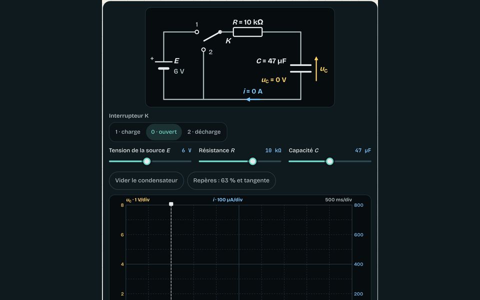 Le banc du module : Circuits RC et RLC : transitoires et résonance